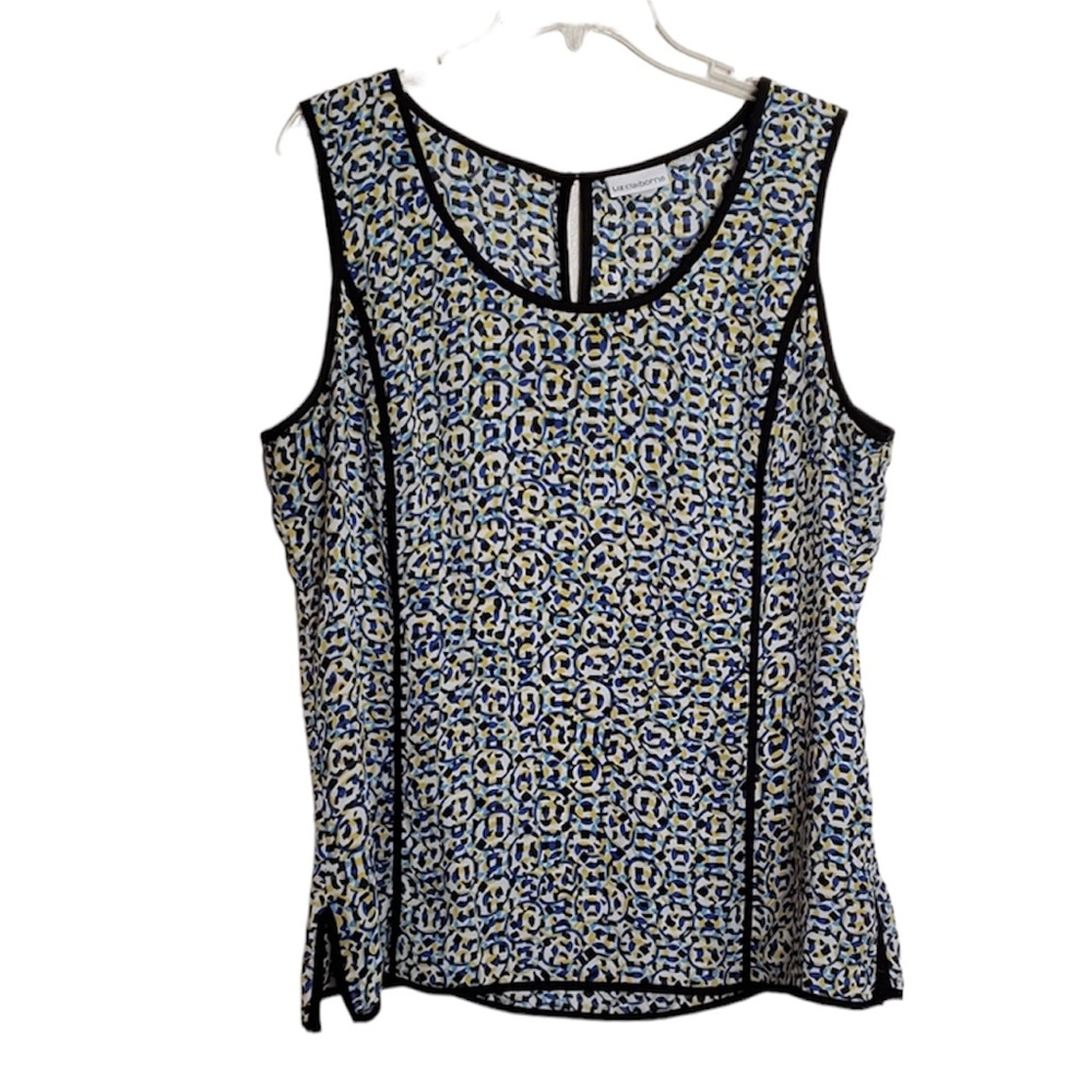 Liz Claiborne Sleeveless Shell Tank Top - Picture 1 of 6